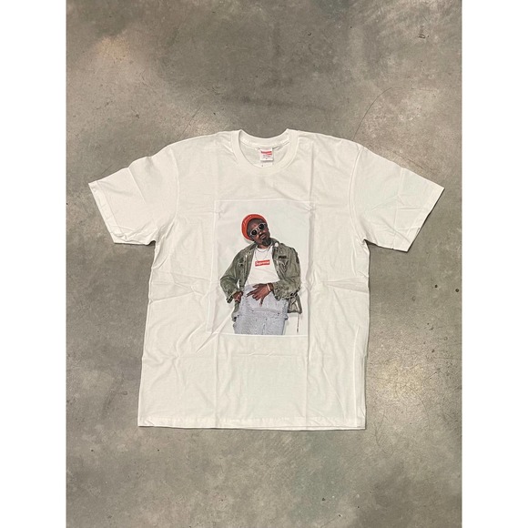 Supreme | Shirts | Supreme Andre 300 White Tee Sz M | Poshmark